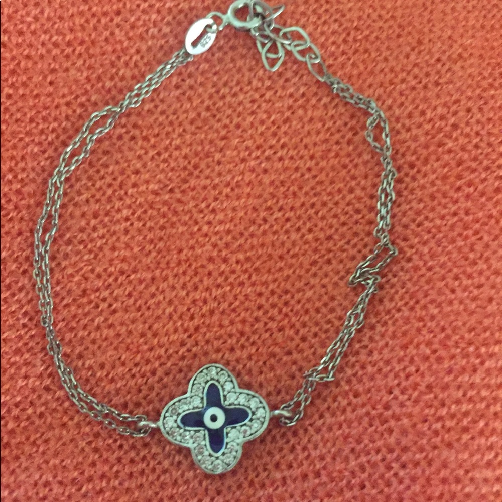 Sterling Silver Third Eye Chakra Bracelet.